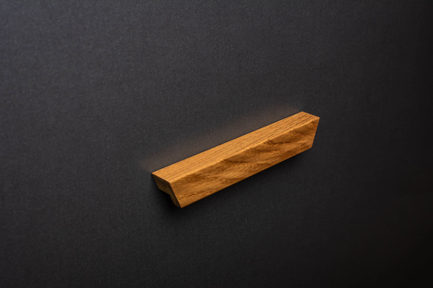 Classic Angled Oak Cabinet Handle - OH006
